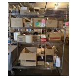 60' Chrome Wire Shelving Unit