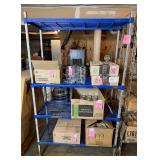 42' Galvanized Coated Wire Shelving Unit