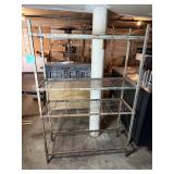 48' Galvanized Wire Shelving Unit