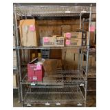 48' Chrome Wire Shelving Unit