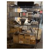 48' Chrome Wire Shelving Unit