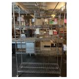 48' Chrome Wire Shelving Unit