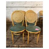 Bentwood Cane Back Dining Chairs (10)