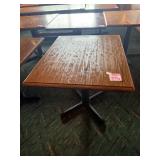 Wood Top Two-Top Table 30' x 36'