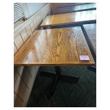 Wood Top Two-Top Table 30' x 36'