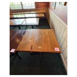 Wood Top Four-Top Table  36' x 36'
