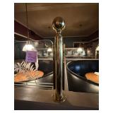 Set of 8 Brass Rail Posts