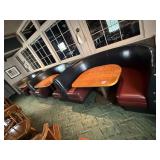 Mountain Jack's Bar Booths U-Shaped with tables