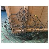 Wrought Iron Oval Scrollwork Wall Art