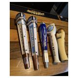 Mixed Beer Tap Handle Lot, 5 Pieces