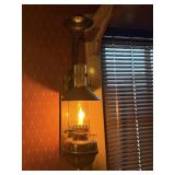 John Scott English Duplex Oil Lamp - Electrified