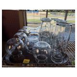 Assorted Clear Glass Vases and Vessels