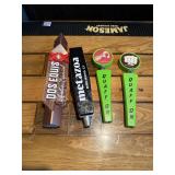 Mixed Craft Beer Tap Handle Lot, 4 Pcs