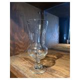 Clear Tulip Beer Glasses (qty 6)