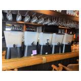 Tablecraft Beverage Dispensers, Set of 5