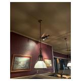 Set of 6 Scott 2098 Brass Holophane Pendants