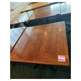 Wood Top Four-Top Table  36' x 36'