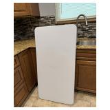 4-Foot White Plastic Folding Utility Table (48x24)