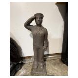 Concrete US Navy Saluting Sailor Statue (26' H)