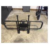 Adjustable Folding Bed Safety Rail w/ Swivel Tray