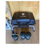 Char-Broil Tabletop LP Gas Grill w/ 3 Propane Tank