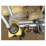 Yardworks Sprinkler, Hose Nozzle & Cleaning Lot