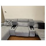 Ashley Power Reclining Modular Sectional Sofa