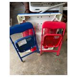 Kids Activity Table & 2 Folding Chairs Set