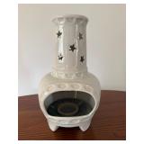Ceramic Tabletop Chiminea Fireplace Incense Burner