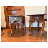 Broyhill Quality Furniture Oval End Tables Set