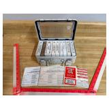 Bell System Pac-Kit Metal First Aid Kit Box
