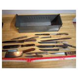 Kitchen Cutlery Lot Case XX Cutco Utensil Bin