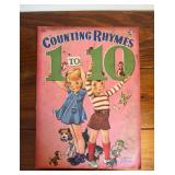 Counting Rhymes 1 to 10 Whitman Book 1946