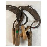 Sickle Hand Scythe Lot Vintage Farm Garden Tools