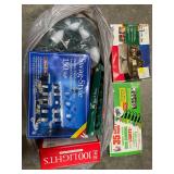 Christmas Lights Swag Set Icicle Clips Mini Lot