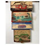 Plasticville U.S.A. O-Gauge Building Kits (4)