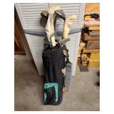 Callaway Dunlop Wilson Golf Clubs & Stand Bag Lot