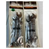 Wrench Set 10 Piece Metric Combination Open End