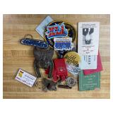 Advertising Keychains, Ephemera, Patches & Buckles