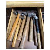 Claw Hammers, Ball Peen & Tack Hammer Lot of 6