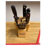 KitchenAid Cutlery Knife Set w/ Wooden Block