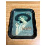 Coca-Cola Rectangular Metal Advertising Tin Tray
