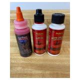 Gun Cleaning Oil & Nitro Solvent Bottles Lot of 3