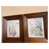 E. Hale Signed Country Children Art Prints (2)