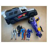 1989 Hasbro C.O.P.S. Vehicles & Action Figures Lot