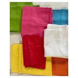 Colorful Cloth Dinner Napkins & Linens Assortment