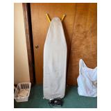 Electric Iron & Ironing Board Lot General Electric