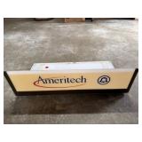 Ameritech Bell System Lighted Phone Booth Sign