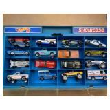Hot Wheels & Matchbox Die-Cast Cars in Case (16)