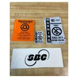 AT&T, SBC & Bell System Utility Decals Lot